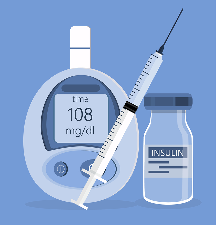 diabetes insulin supplies and blood sugar testing